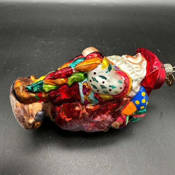 2000 CHRISTOPHER RADKO COWBOY SANTA 5.5" ORNAMENT BD C0-QVC-2 TEXAS WILD WEST - Picture 11 of 16